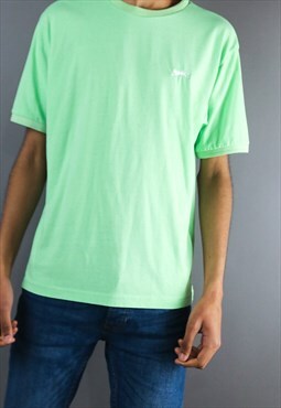vintage green slazenger t shirt