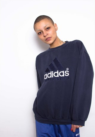 VINTAGE 90S ADIDAS BIG LOGO SWEATSHIRT ID:3397