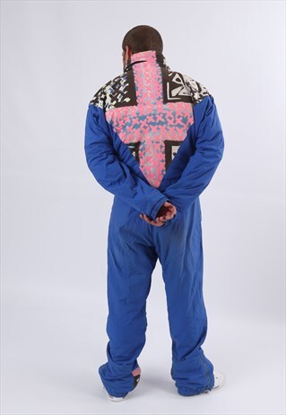 VINTAGE QUICKSILVER FULL SKI SUIT SNOW XL 44" 46" TALL (EAM)