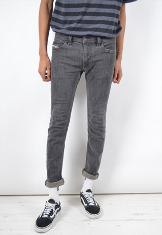 DIESEL MENS VINTAGE JEANS W31 L34 GREY 90S