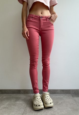 Burberry Brit Pink Skinny Denim Pants Jeans