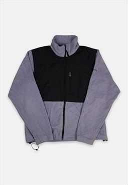 Vintage Columbia embroidered purple fleece jacket 