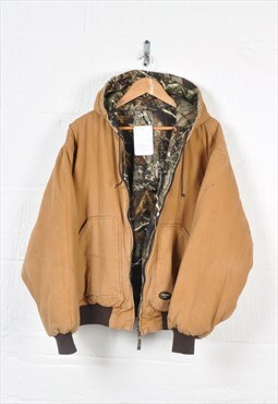 Vintage Walls Workwear Active Jacket Reversible Camo Lined L