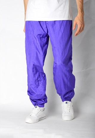 VINTAGE 90S PURPLE SHELL SPORTS PANTS