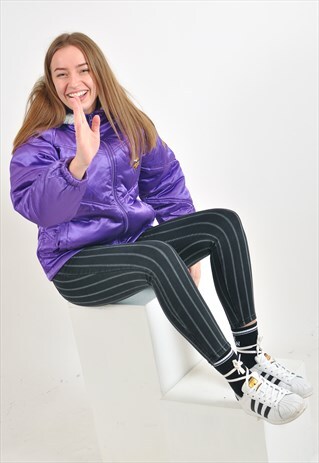 VINTAGE PUFFER JACKET IN PURPLE