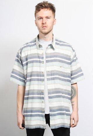 VINTAGE AZTEC PATTERNED SHIRT