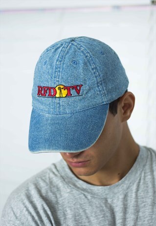 VINTAGE DENIM BASEBALL CAP LOGO 90S X 3.9