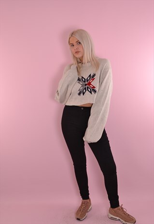 TOMMY HILFIGER CROPPED AND DISTRESSED JUMPER GJ2088