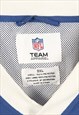VINTAGE 90'S NFL VARSITY JACKET NFL COLTS V NECK BLUE