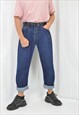 Vintage blue LEVI'S 501 denim straight Jeans trousers