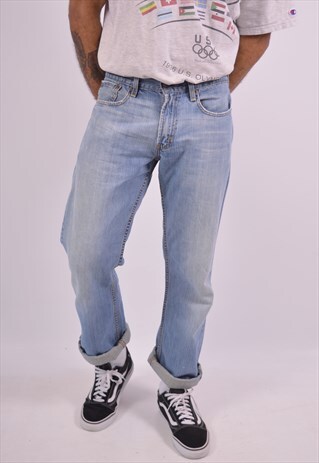 VINTAGE LEVI'S 527 LOW WAIST JEANS BOOT CUT BLUE