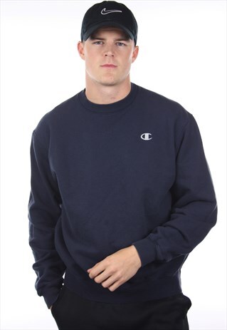 VINTAGE CHAMPION USA SMALL LOGO SWEATSHIRT JUMPER