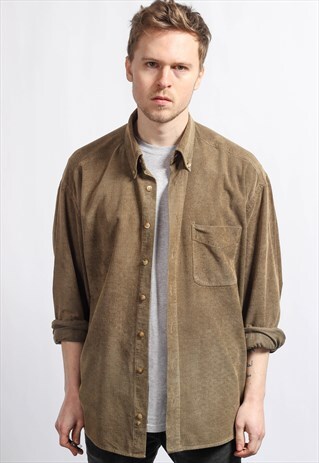 VINTAGE OVERSIZED CORDUROY SHIRT