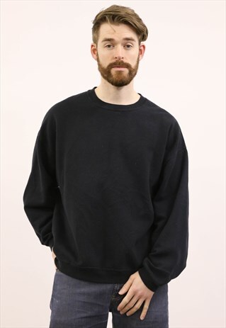 VINTAGE 1990S BLACK SWEATER