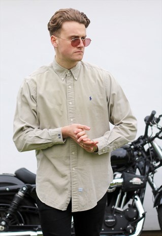 RALPH LAUREN USA SLATE SH VINTAGE SHIRT