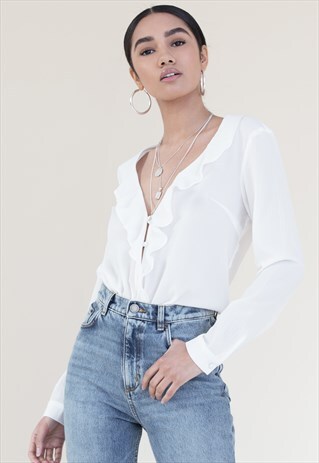 LEELA BLOUSE - WHITE