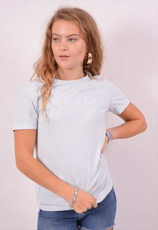 VINTAGE DIESEL T-SHIRT TOP BLUE