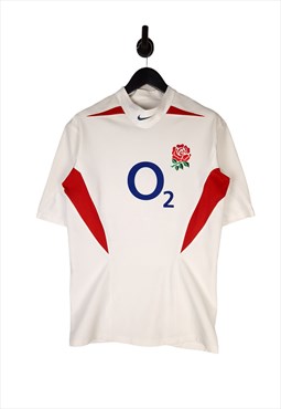 Nike England Rugby Union Pro Fit Home Jersey 03-04 Size XXL