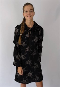 Vintage 70's Lace up Dress