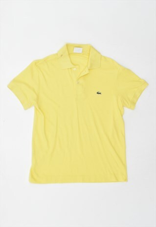 VINTAGE 90'S LACOSTE POLO SHIRT YELLOW