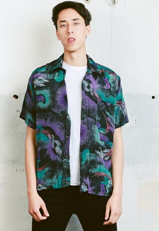 VINTAGE 90S SILK SHIRT