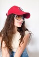 VINTAGE 00S SAN FRANCISCO 49ERS DAD CAP IN RED