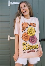 Sunflower Sessions Women's Festival T-Shirt 