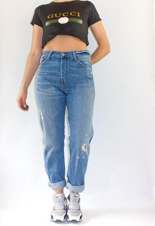 AMAZING 90'S DISTRESSED 501 LEVI'S JEANS