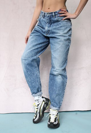 VINTAGE 80'S WRANGLER ACID WASH JEANS
