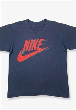 Vintage nike spell out logo graphic t-shirt blue xl BV13533