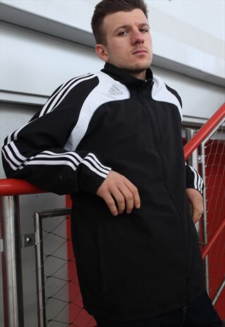 VINTAGE 90'S ADIDAS BLACK JACKET
