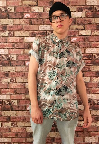 VINTAGE HORSE PRINT SHIRT