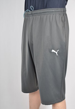 VINTAGE PUMA SPORTS SHORTS GREY
