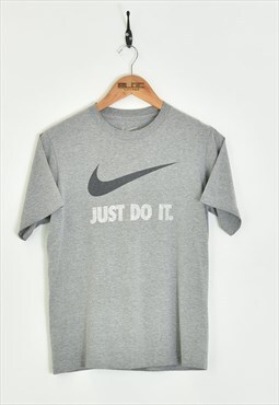 Vintage Nike T-Shirt Grey XXSmall