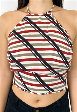 VIntage 90s Gianfranco Ferre stripes top 