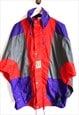 VINTAGE RAINCOAT PARKA WITH HOOD RAIN JACKET COAT OUTWEAR