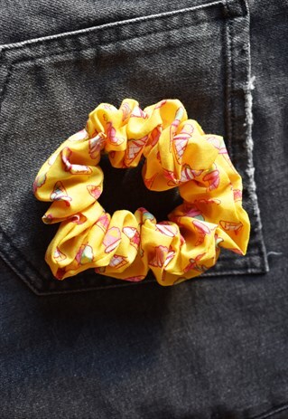 ICE CREAM PRINT SCRUNCHIE