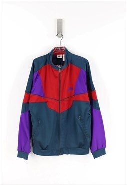 Vintage Nike Zip Sweatshirt in Multicolour - L