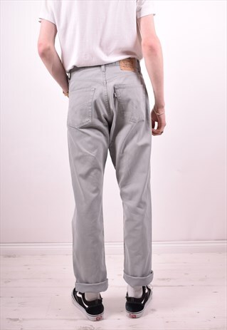 LEVI'S 517 MENS VINTAGE JEANS W32 L32 GREY 90S