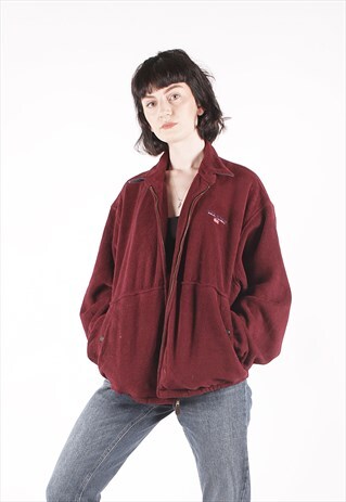 VINTAGE POLO SPORT RALPH LAUREN MAROON FLEECE /MM2499