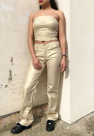 VINTAGE VERSACE JEANS COUTURE TWO PIECE CO ORD SET SMALL