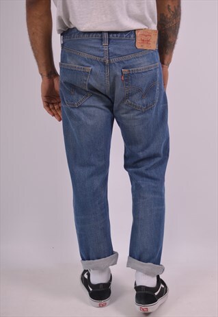 VINTAGE LEVI'S 501 JEANS SLIM FIT BLUE