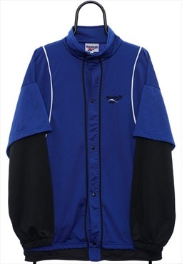 Vintage Reebok 90s Blue Jacket Mens