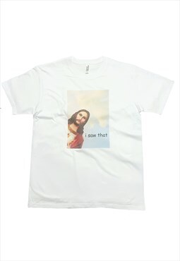 Funny Jesus 'I Saw That' Meme T-Shirt Christian Religion