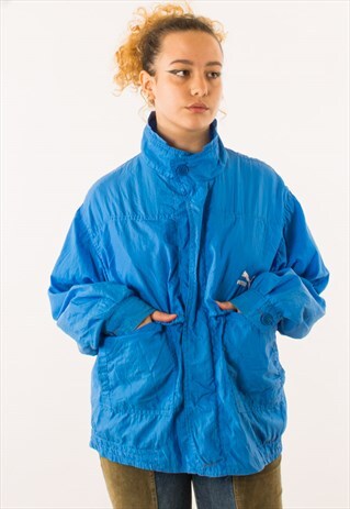 VINTAGE 90S BLUE PUMA PADDED JACKET