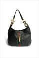 Vintage Gucci handbag jackie bag black leather 