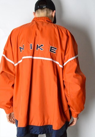 VINTAGE 90S ORANGE NIKE SHELL JACKET