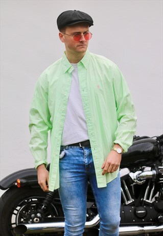 RALPH LAUREN USA LIME GREEN VINTAGE SHIRT