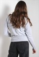 VINTAGE CHAMPION BIG LOGO SPELLOUT SWEATSHIRT GREY