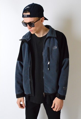VINTAGE 90S COLOUR BLOCK FLEECE JACKET